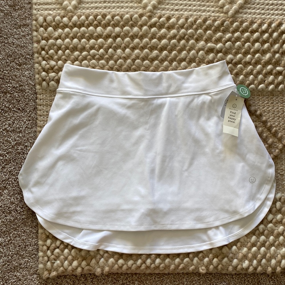 Brand new with tags white tennis skirt